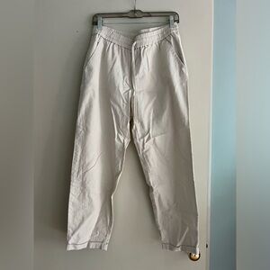 J.Crew tan linen blend pants